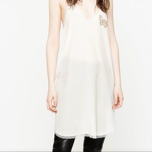 🦋🇫🇷NWT Zadig & Voltaire Lace Trim Dress